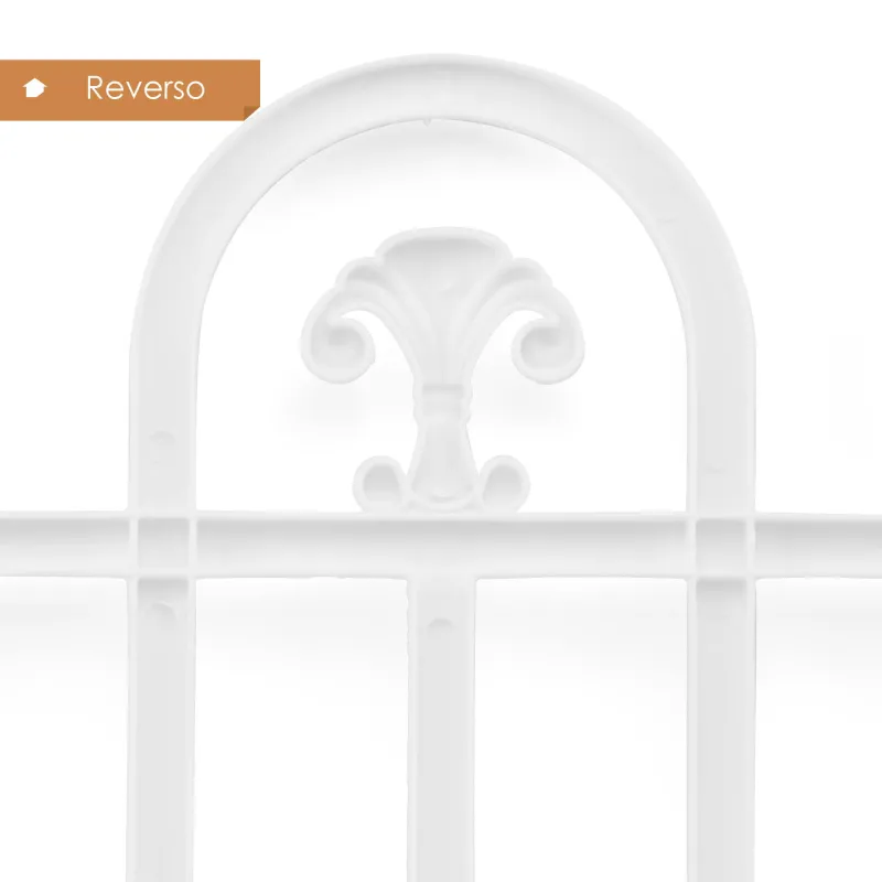 Set de 4 Vallas de Plástico para Jardín de 30x60 cm - 2 Colores