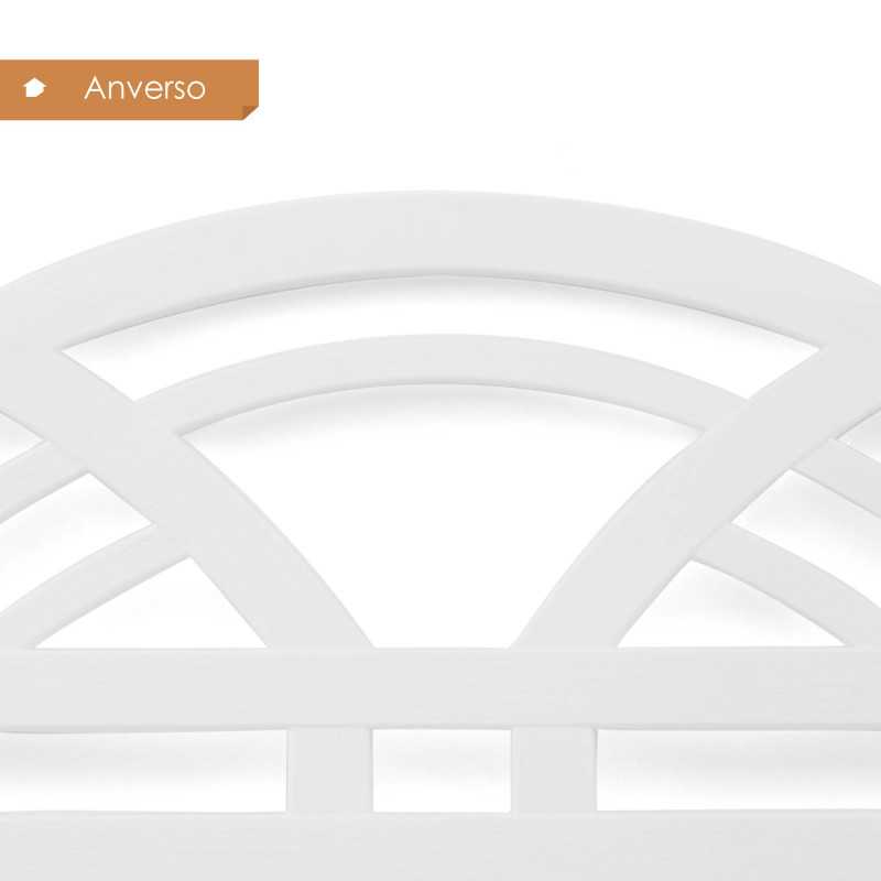 Set de 4 Vallas de Plástico para Jardín de 30x60 cm - 2 Colores