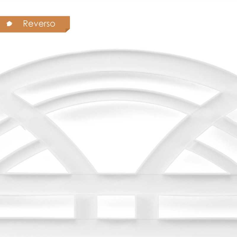 Set de 4 Vallas de Plástico para Jardín de 30x60 cm - 2 Colores