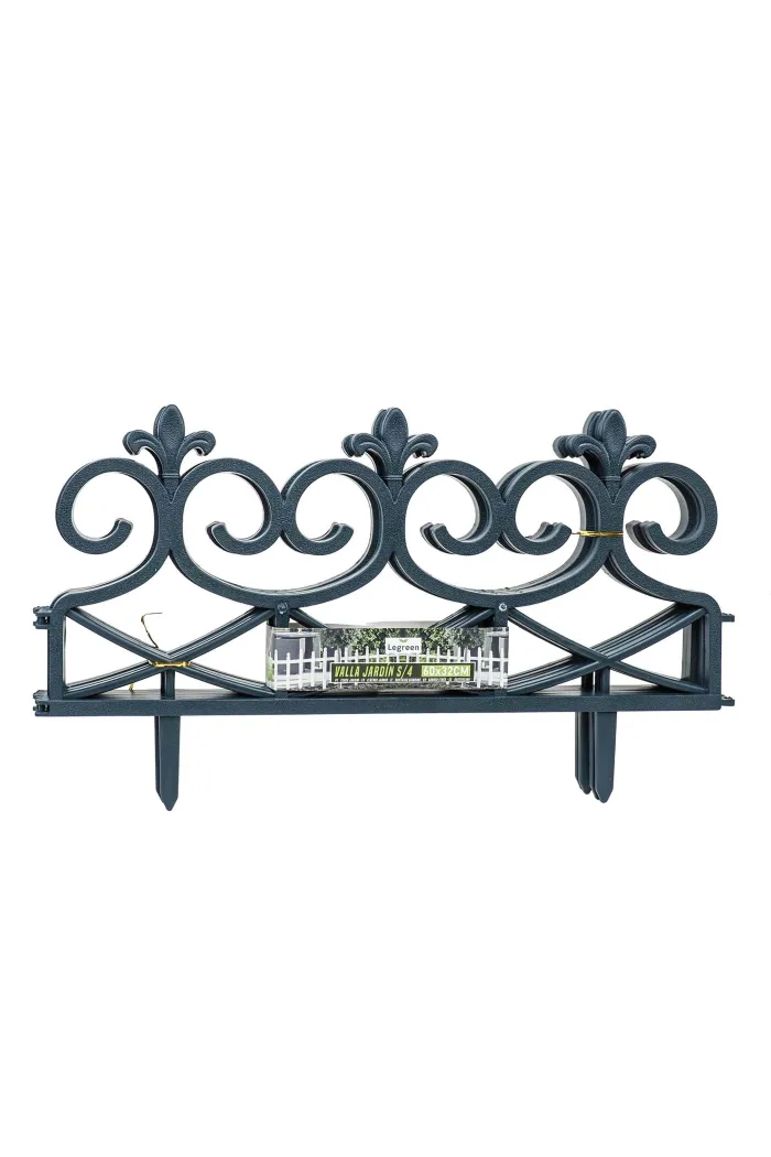 Set de 4 vallas de jardín 32 x 60 cm - Verde