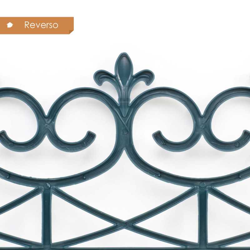 Set de 4 Vallas de Plástico para Jardín de 32x60 cm - 2 Colores