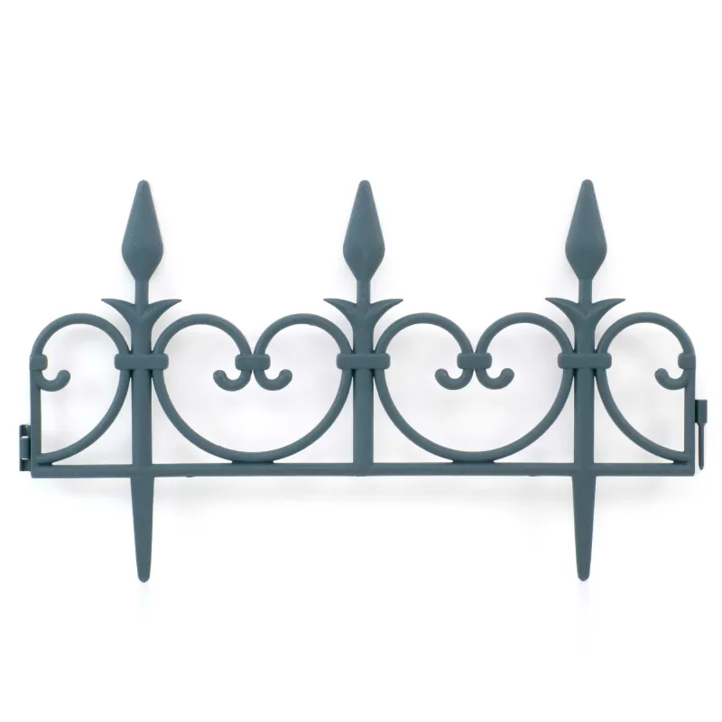 Set de 4 Vallas de Plástico para Jardín de 30x51 cm - 2 Colores