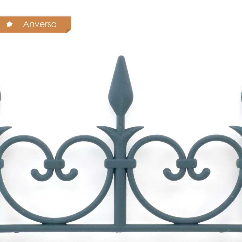 Set de 4 Vallas de Plástico para Jardín de 30x51 cm - 2 Colores