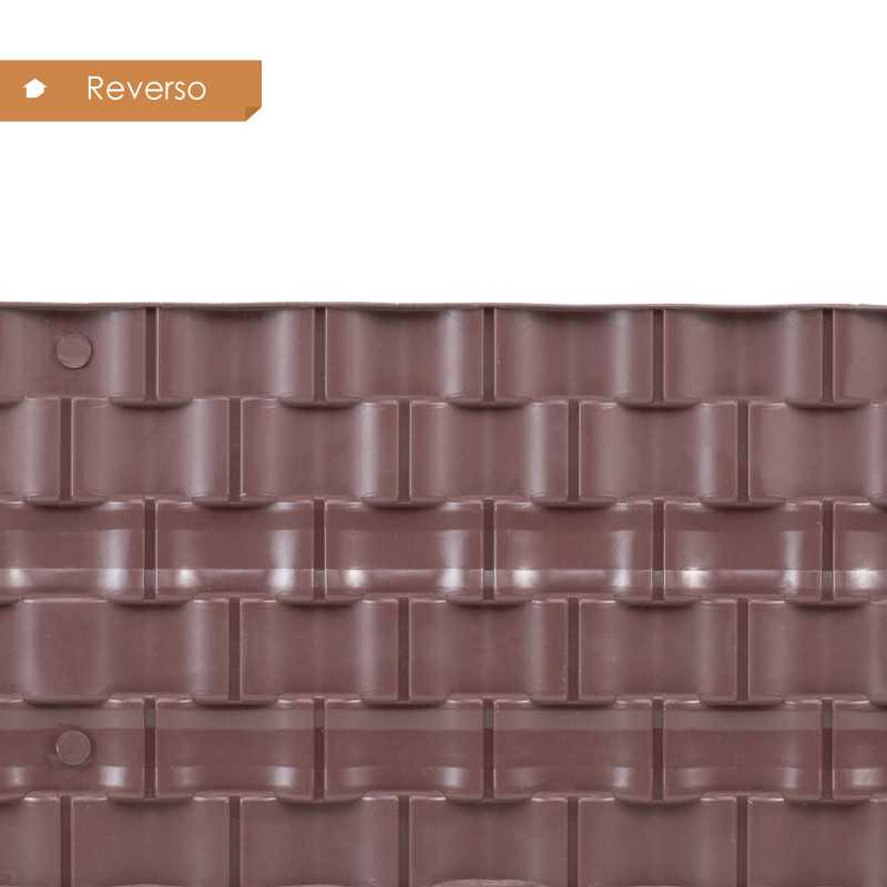 Set de 4 Vallas de Plástico para Jardín de 22x60 cm - 2 Colores