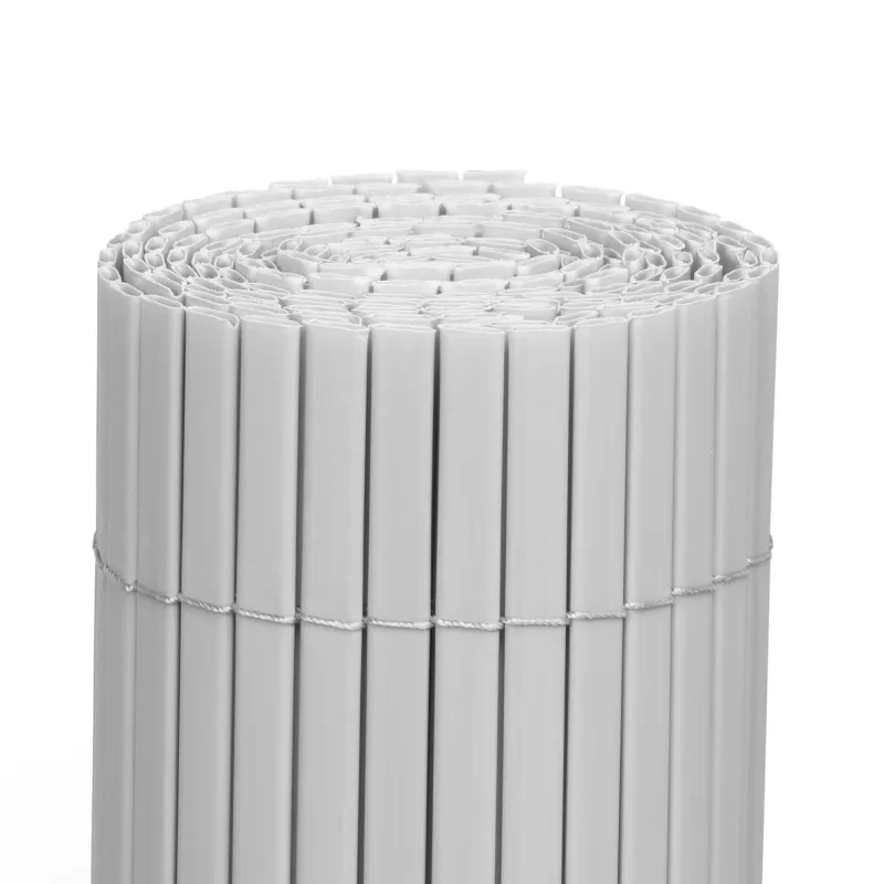 VALLA DE OCULTACIÓN PVC DOBLE CARA GRIS 1000gr/m² 1X3M