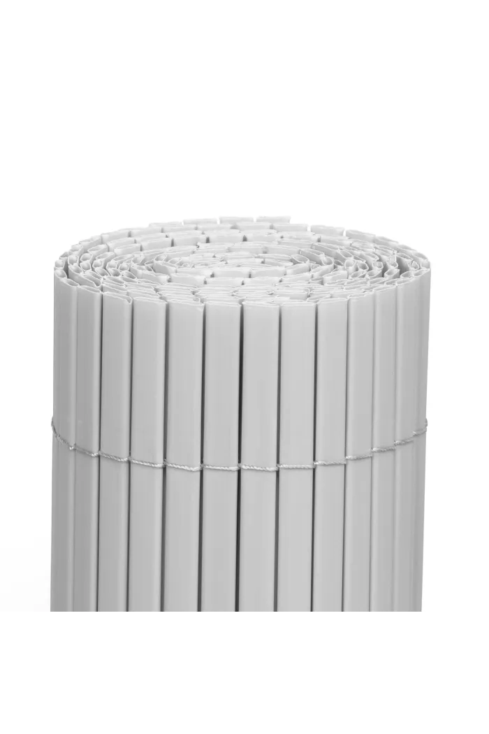 VALLA DE OCULTACIÓN PVC DOBLE CARA GRIS 1000gr/m² 1X3M
