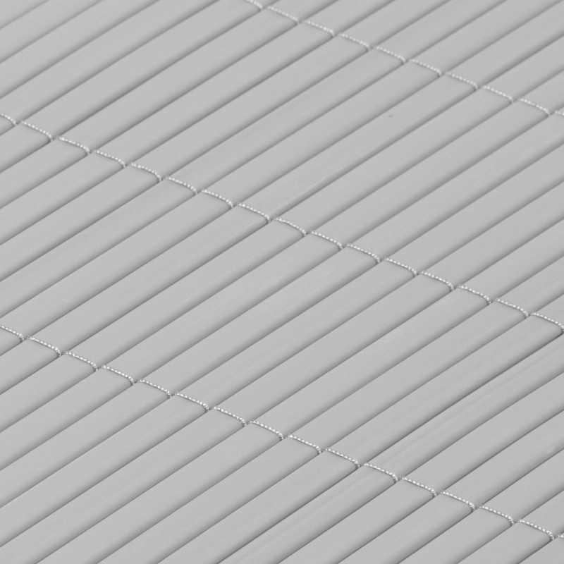 VALLA DE OCULTACIÓN PVC DOBLE CARA GRIS 1000gr/m² 1X3M