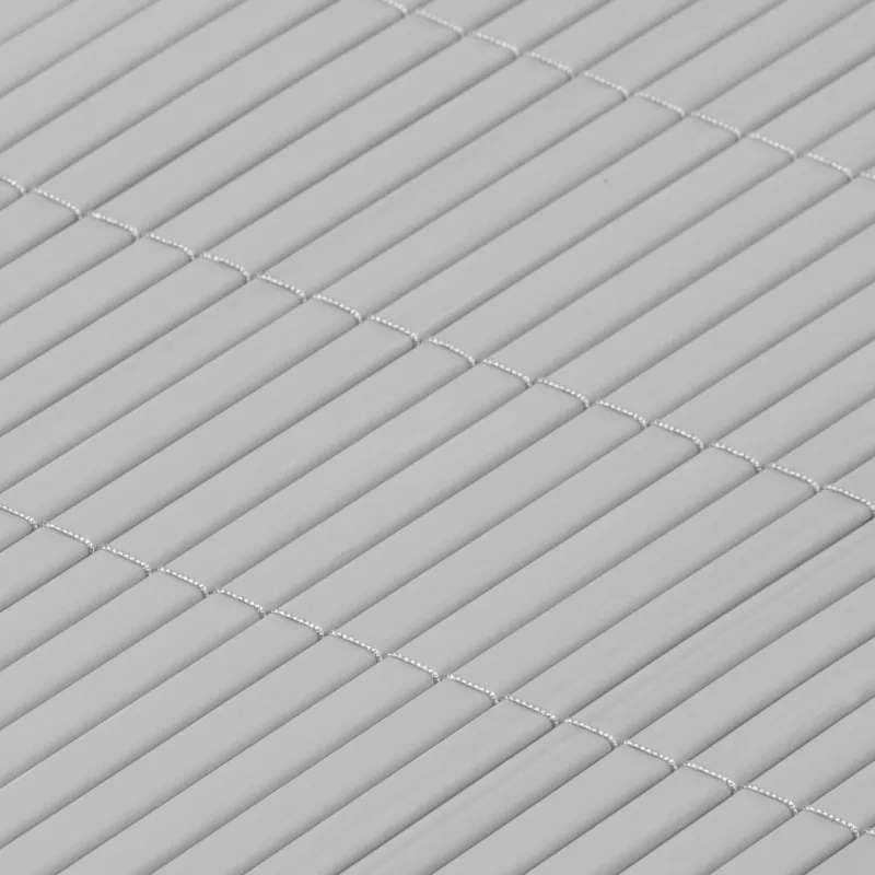 VALLA DE OCULTACIÓN PVC DOBLE CARA GRIS 1000gr/m² 1X3M