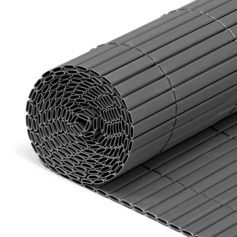 VALLA DE OCULTACIÓN PVC DOBLE CARA NEGRO 1000gr/m² 1X3M