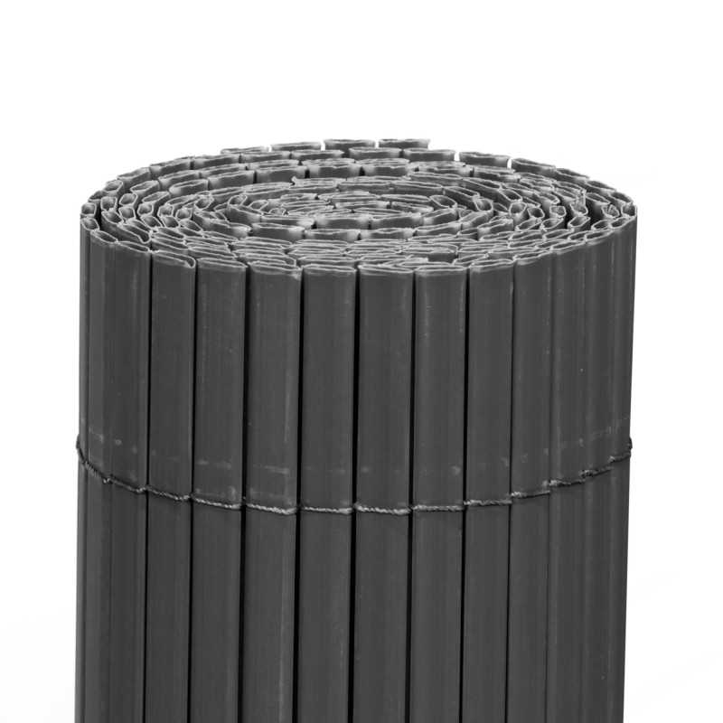 VALLA DE OCULTACIÓN PVC DOBLE CARA NEGRO 1000gr/m² 1X3M