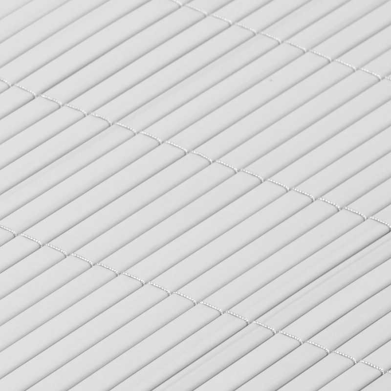 VALLA DE OCULTACIÓN PVC DOBLE CARA BLANCO 1000gr/m² 1X3M