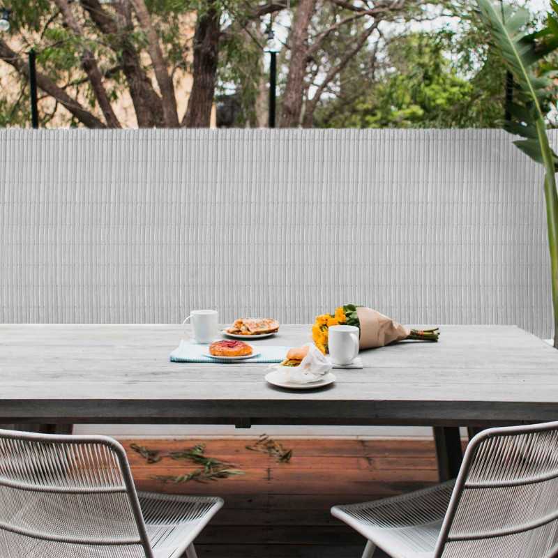 VALLA DE OCULTACIÓN PVC DOBLE CARA BLANCO 1000gr/m² 1,5X3M