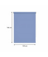 Estor enrollable 100x195 cm - Azul lavanda