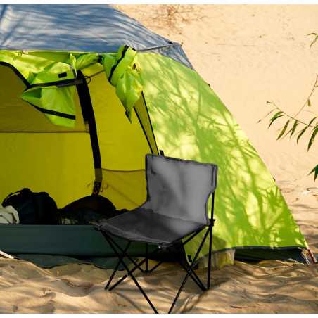 Silla de Cámping Plegable y Ultraligera - 2 Colores - 45x45x70 cm