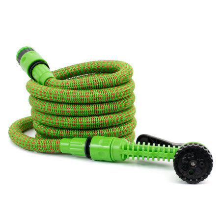 Manguera de jardin bicolor extensible 7,5 m