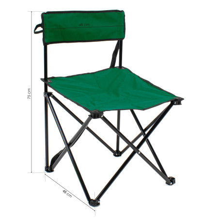 Silla de camping plegable - Verde