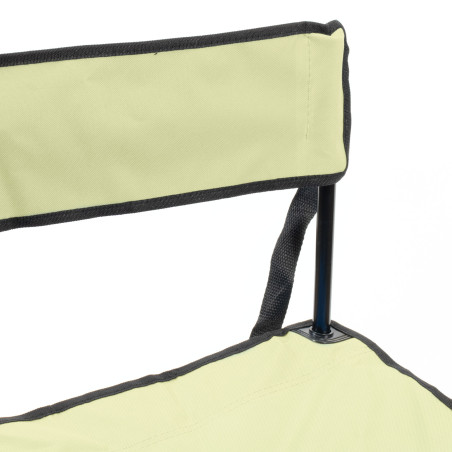 Silla de camping plegable - Crema