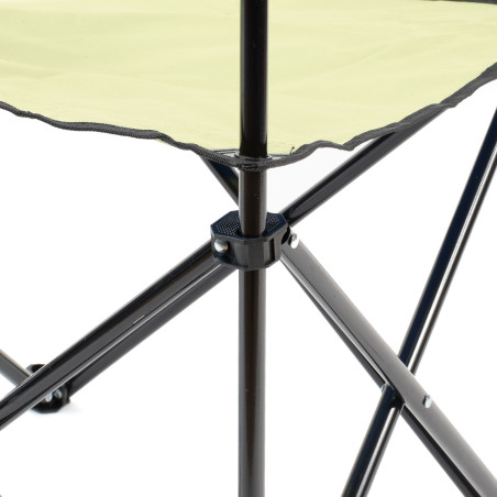 Silla de camping plegable - Crema