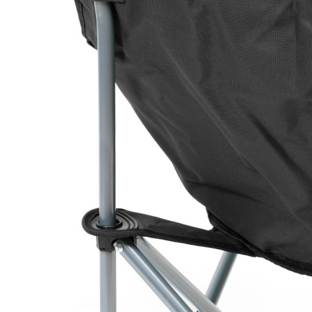 Silla de camping plegable - Negro