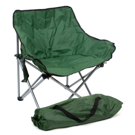 Silla de camping plegable - Verde