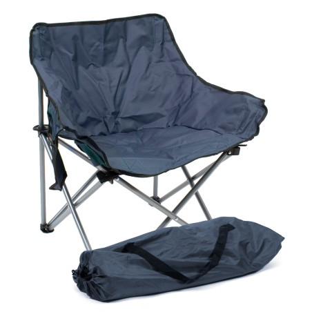 Silla de camping plegable - Azul