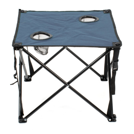 Mesa cuadrada de camping plegable - Azul Oscuro