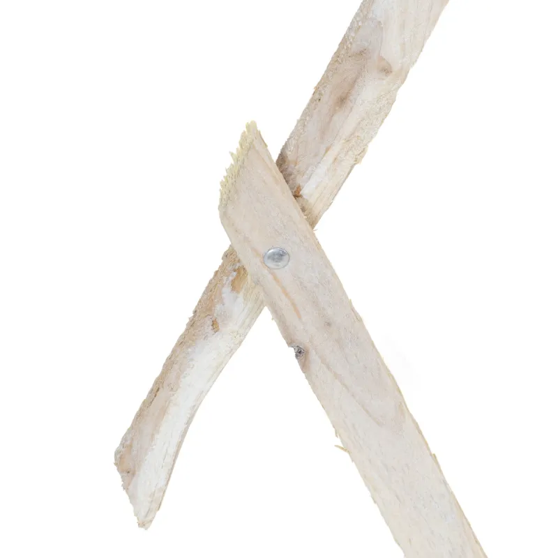 Celosía Extensible de Madera Decapada para Jardín de 180x30 cm