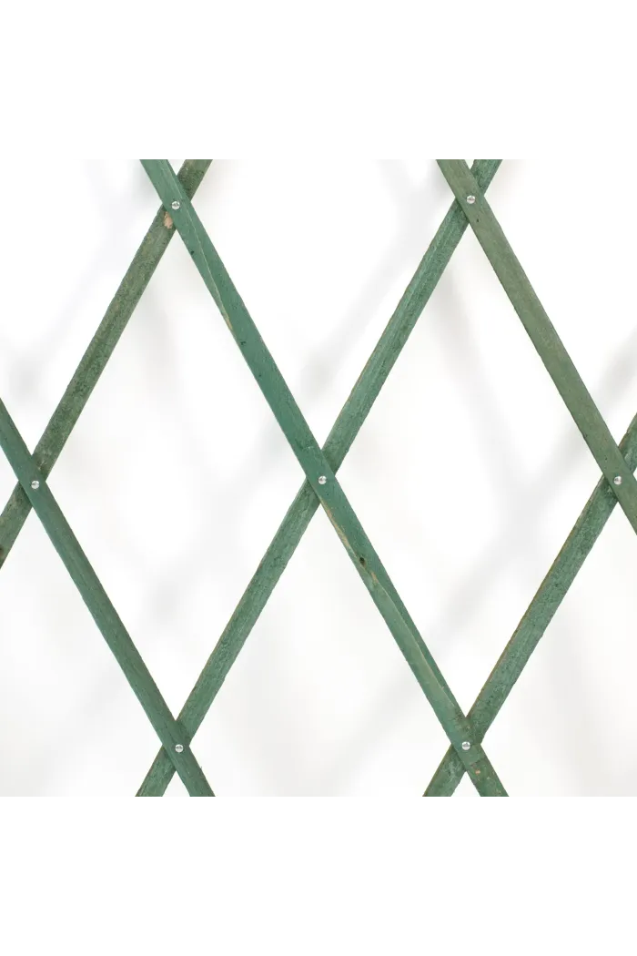 Celosía extensible de madera para jardín 180x90 cm - Verde