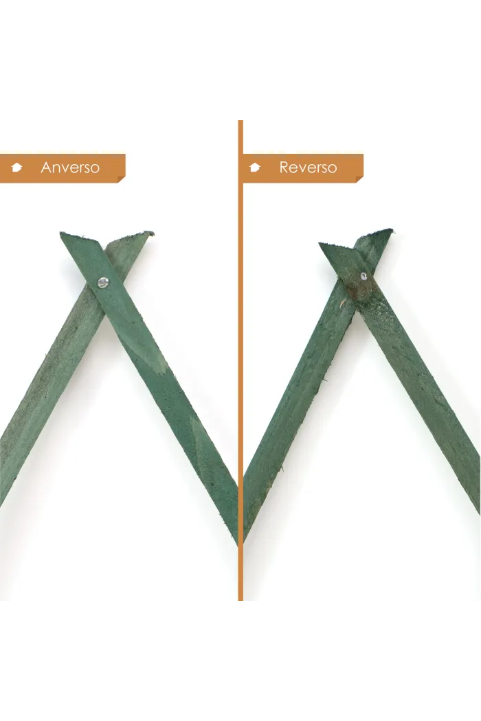 Celosía extensible de madera para jardín 180x90 cm - Verde