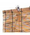 Persiana enrollable de bambú (60 x 140 cm) - Marrón