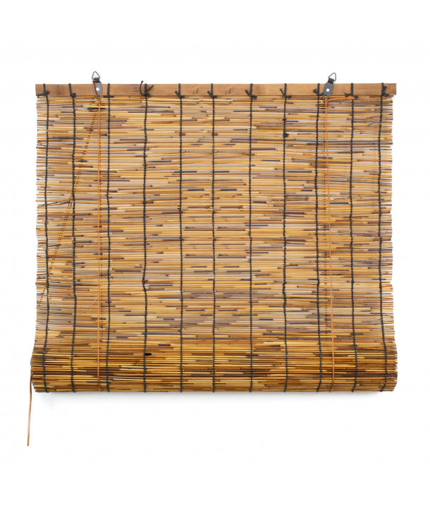 Persiana enrollable de bambú (80 x 160 cm) - Marrón - THE SECRET HOME