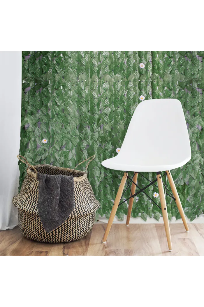 Seto de enredadera artificial 1,5x3 m - Verde Oscuro