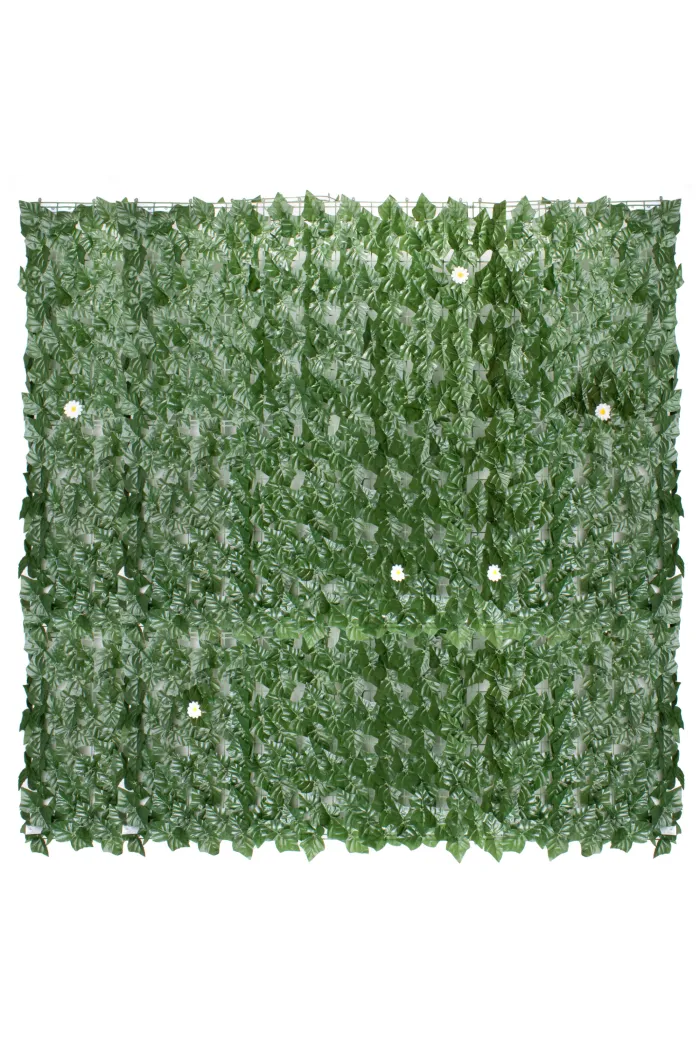 Seto de enredadera artificial 1,5x3 m - Verde Oscuro