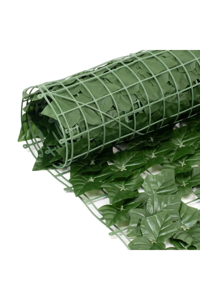 Seto de enredadera artificial 1,5x3 m - Verde Oscuro