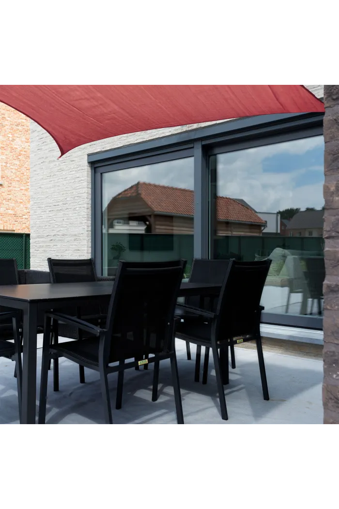 TOLDO VELA RECTANGULAR GRANATE 3X4M