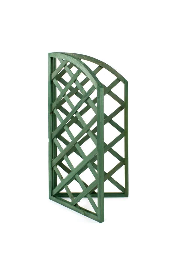 Panel de Celosía de Madera Doble para Jardín y Terraza – Exterior Decorativo