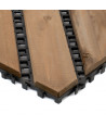 Baldosa de madera (30x30 cm) - Natural