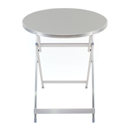 Mesa redonda (Ø60 cm) plegable - Gris