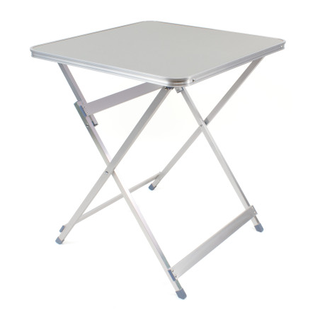 Mesa cuadrada (60x60 cm) plegable - Gris