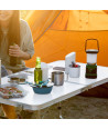 Conjunto de mesa plegable para camping - Blanco