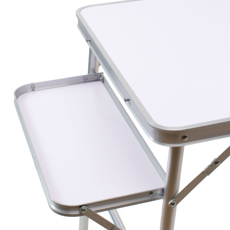 Conjunto de mesa plegable para camping - Blanco