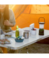 Conjunto de mesa plegable para camping - Gris