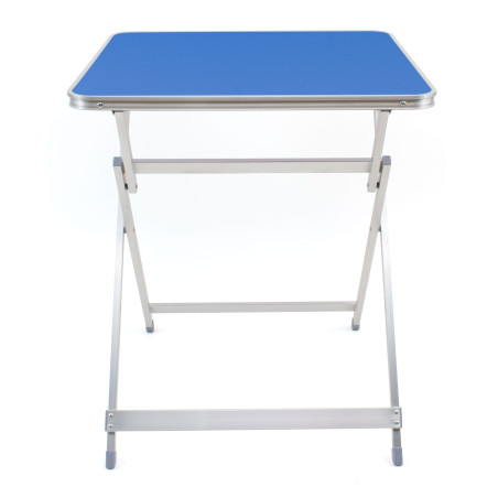 Mesa cuadrada (60x60 cm) plegable - Azul