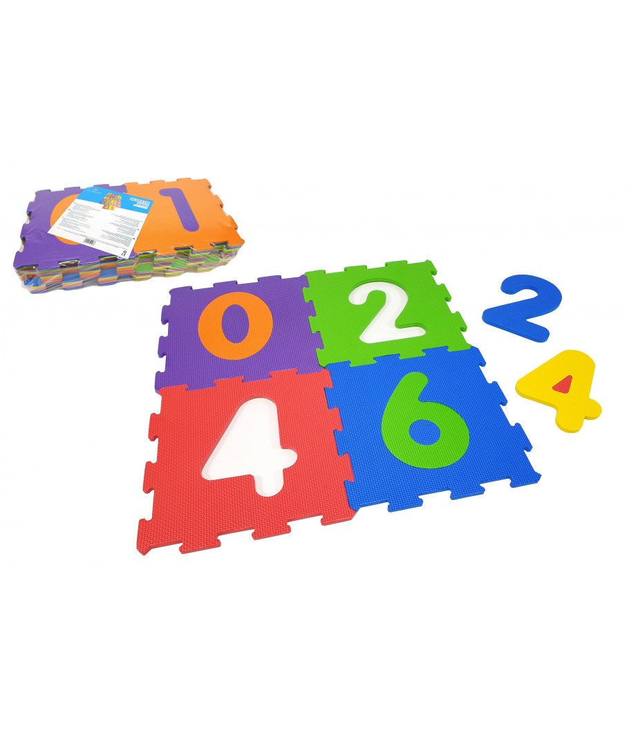 Alfombra tipo puzzle goma eva, 4 piezas, 60x60, INFANTI - INFANTI