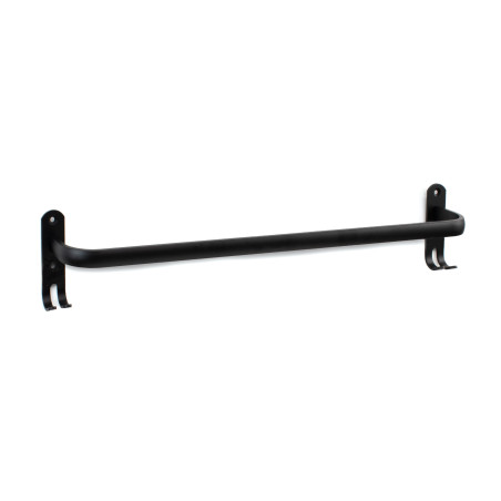 Toallero para pared aluminio - Negro