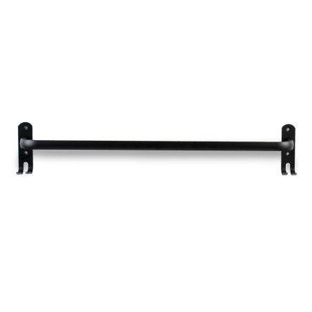 Toallero para pared aluminio - Negro