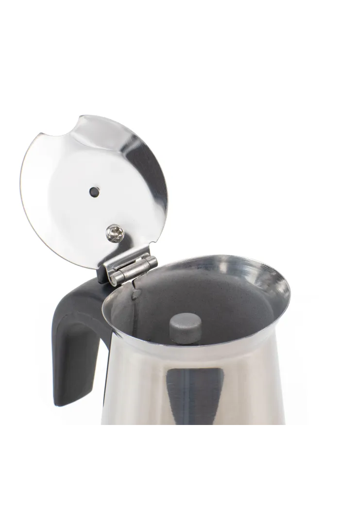 CAFETERA ACERO INOX INDUCCION 12 TAZAS D.14X26 cm