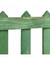 Valla de madera 60x34 cm - Verde