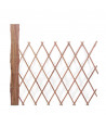 Celosía extensible de madera para jardín 300x100 cm - Marrón