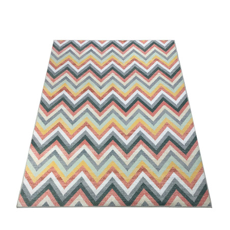 Alfombra chenilla zig zag (200x140 cm)